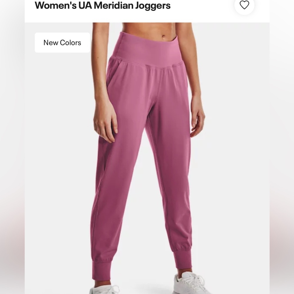 Under Armour Women's Meridian Joggers - Mauve Pink
